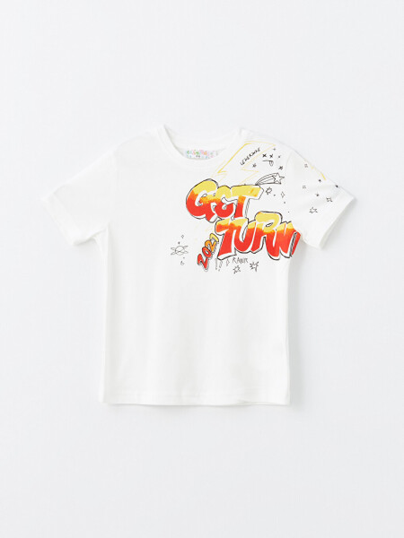 Bike Collar Printed Boys T-Shirt and Sweatpants 2 Piece Set - 9