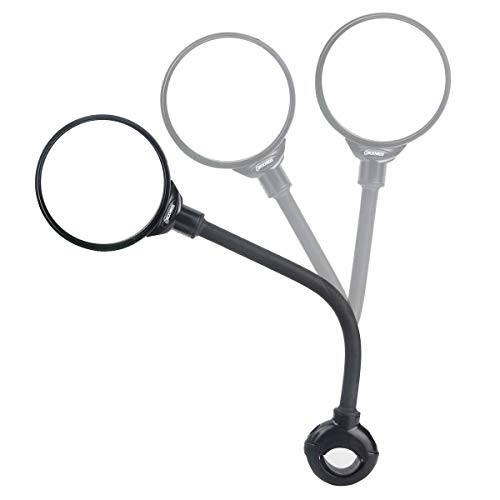 Bike Mirror Rotatable And Adjustable Wide Angle Rear View Shockproof Convex Mirror Universal For Bike Bicycle - 2