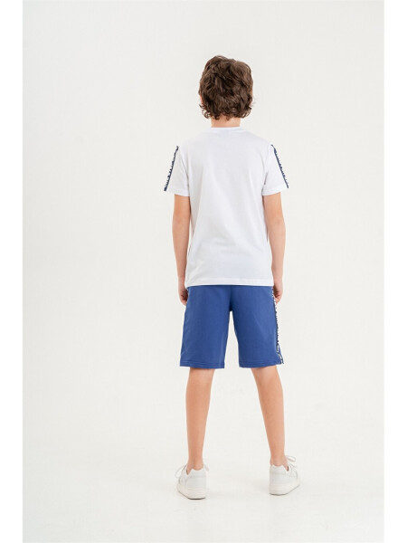 Bike Neck Boy's T-Shirt and Shorts Set of 2 - 8