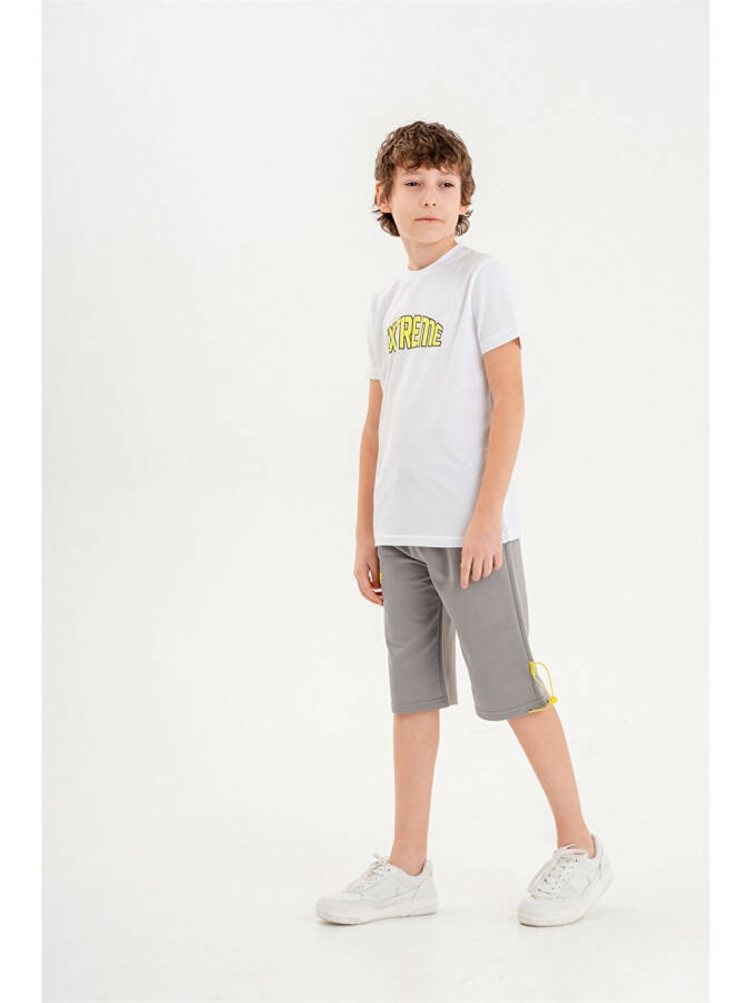 Bike Neck Boys T-shirt and Shorts Set of 2 - 9