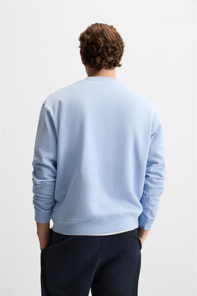 Bike neck sweatshirt, sky blue - 21