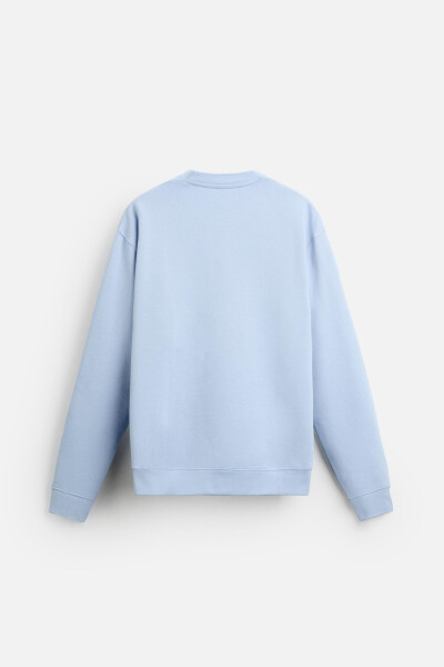 Bike neck sweatshirt, sky blue - 26