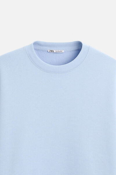 Bike neck sweatshirt, sky blue - 18