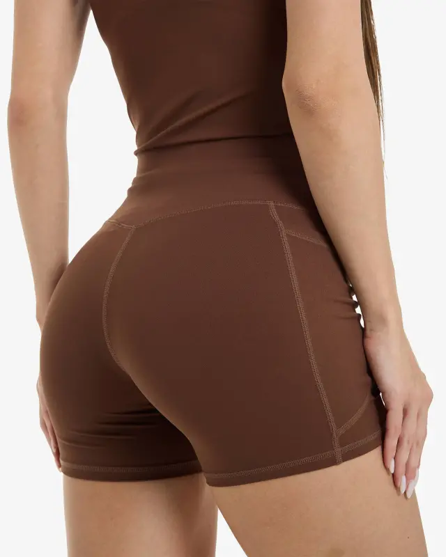 Bike Shorts - BROWN - 4