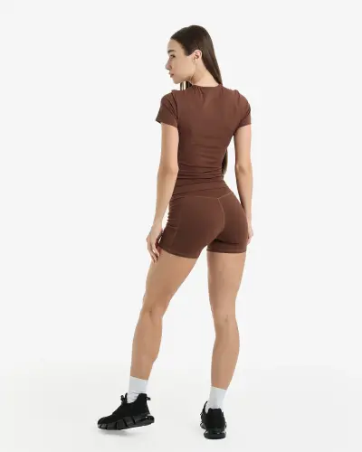 Bike Shorts - BROWN - 6