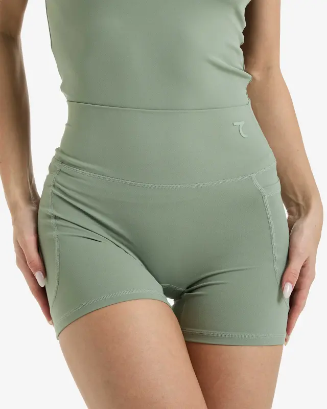 Bike Shorts - LIGHT GREEN - 7SABER