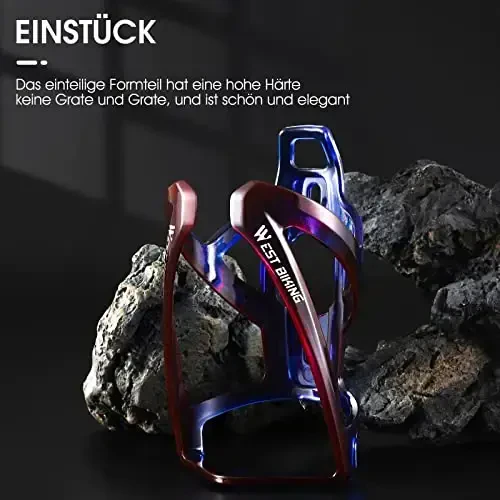 Bike Water Bottle Cage, Durable Ultralight Plastic Water Drink Holder Rack, Lightweight PC Water Bottle Holder for Bicycle, Cycling Bottle Holder Cages for MTB, Road Bike, Mountain Bikes - 6