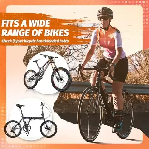 Bike Water Bottle Cage, Durable Ultralight Plastic Water Drink Holder Rack, Lightweight PC Water Bottle Holder for Bicycle, Cycling Bottle Holder Cages for MTB, Road Bike, Mountain Bikes (A) - 4