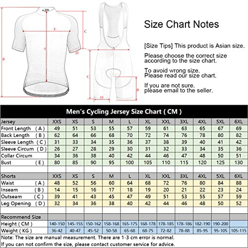 Bikeify Cycling Bike Jersey Men Short Sleeve Full Zipper Bicycle Shirt Breathable and Quick-Drying Biking Clothing - 5