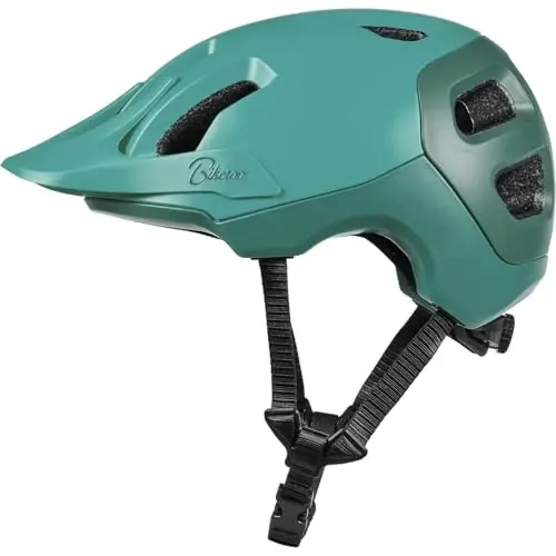 Bikeroo Adult Bike Helmet for Men & Women - Bicycle Helmet for Mountain Biking, Road Cycling, EBike, Commuter Biking, Scooter - Safety Visor and Optimal Air Flow - BIKEROO