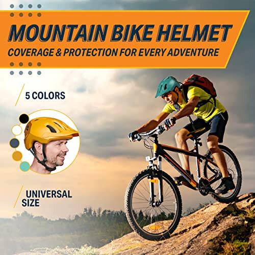 Bikeroo Bike Helmet Adult Cycling Safety Protection MTB Road Mountain Bicycle Head Protection Sports Equipment Outdoor Adventure - 2