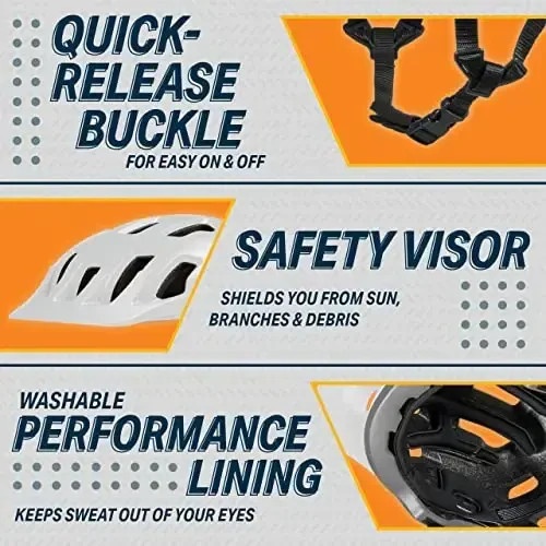 Bikeroo Bike Helmet Adult Cycling Safety Protection MTB Road Mountain Bicycle Head Protection Sports Equipment Outdoor Adventure - Modazone