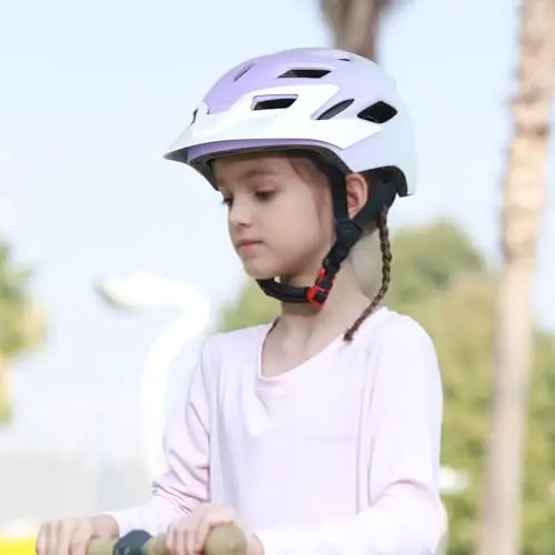 Bilaki bolalar velosiped dubulg'asi, o'g'il qizlar uchun dubulg'alar, chaqaloqdan o'smirgacha, 2-3-5-8-14 yoshdagi bolalar uchun 2 o'lcham, olinadigan visor va LED yoritgichli bolalar velosiped dubulg'asi, sozlanishi ko'p sportli dubulga - 2