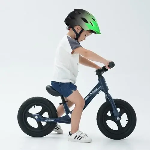 Bilaki Kids Bike Helmet, Boys Girls Helmets from Toddler to Youth, 2 Sizes for Child Ages 2-3-5-8-14 Years, Toddler Bicycle Helmet with Detachable Visor & LED Light, Adjustable Multi-Sport Helmet - 3