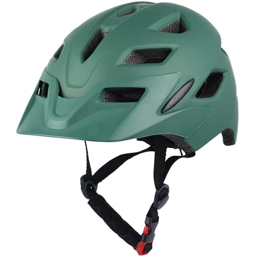 Bilaki Kids Bike Helmet, Adjustable Youth Boys Girls Helmets for Ages 3-5-8-14 Years (50-57cm), Child Helmet with Visor and LED Light, Lightweight Multi-Sport Bicycle Scooter Skate Cycling Helmets 