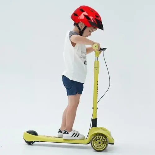 Bilaki Kids Bike Helmet, Boys Girls Helmets from Toddler to Youth, 2 Sizes for Child Ages 2-3-5-8-14 Years, Toddler Bicycle Helmet with Detachable Visor & LED Light, Adjustable Multi-Sport Helmet - 3