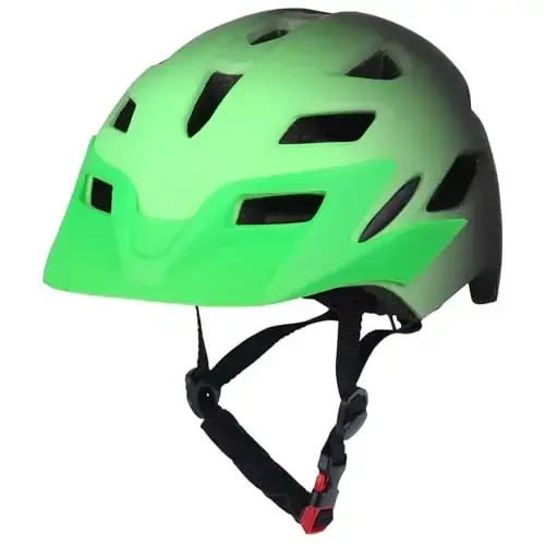 Bilaki Kids Bike Helmet, Boys Girls Helmets from Toddler to Youth, 2 Sizes for Child Ages 2-3-5-8-14 Years, Toddler Bicycle Helmet with Detachable Visor & LED Light, Adjustable Multi-Sport Helmet - 4