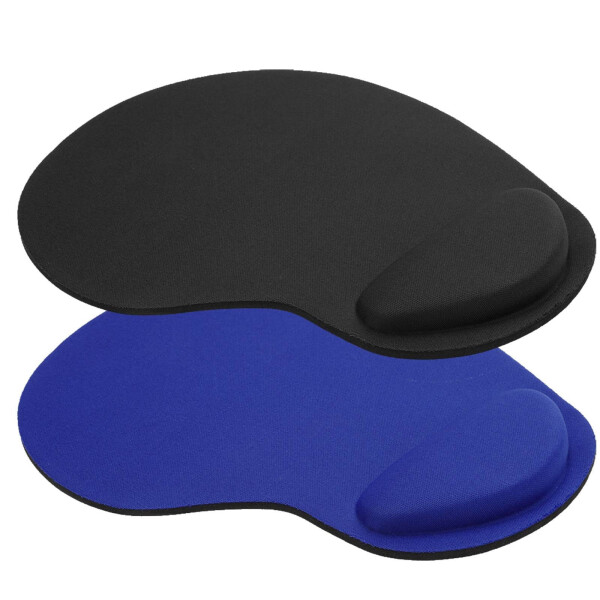 Bilek Destekli Ergonomik Mouse Pad, TSV Oyun Mouse Pad Paspası, Kaymaz Kauçuk Tabanlı Rahat Bilgisayar Jel Mouse Pad - Siyah - 9