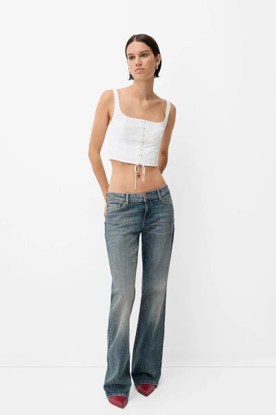 Low waist bootcut jean - 2