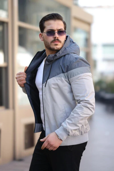 Bill Triangular Patch Hooded Seasonal Jacket 1220 - BYTREND