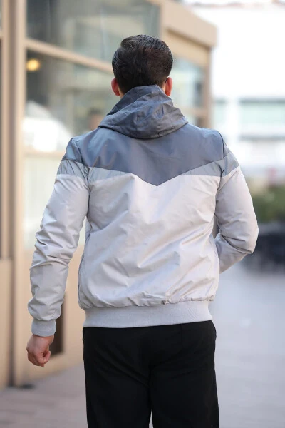 Bill Triangular Patch Hooded Seasonal Jacket 1220 - 3