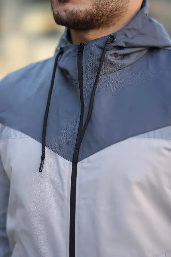 Bill Triangular Patch Hooded Seasonal Jacket 1220 - 5