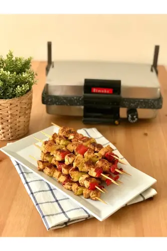Bimeks Bazlama LaModazoneacun Grill Makinesi ( Klasik Model 23x35 Cm.) Küçük Boy! - 5