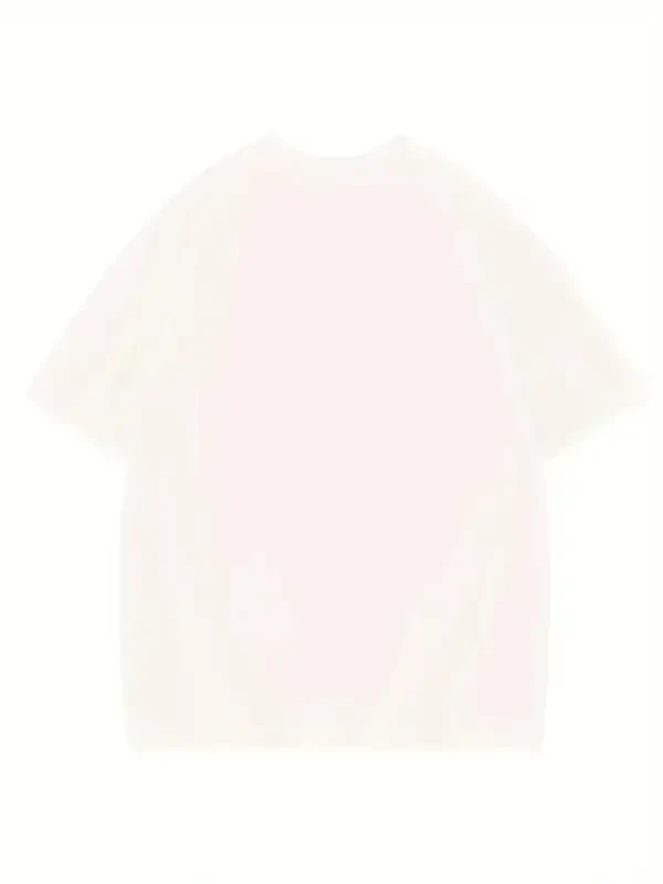 Thousand Baskılı Oversize Bisiklet Yaka T-shirt - Beyaz - 3