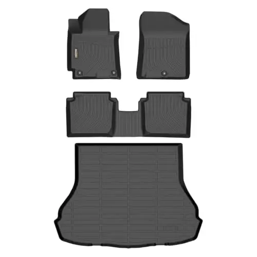 Binmotor - 2011-2016 Hyundai Elantra Sedan için Paspas ve Bagaj Havuzu | 4 Kapılı, Coupe/GT için DEĞİLDİR, TPE Her Hava Koşuluna Uygun Araç Paspasları Su Geçirmez Özel Uyum Elantra Aksesuarları 