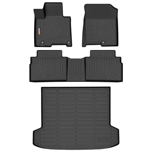 Binmotor-Floor Mats & Cargo Liner for 2022-2026 Hyundai Tucson PHEV/Plug-in Hybrid, Tucson All Weather Car Floor Mats Cargo Trunk Mat Floor Liners Accessories 