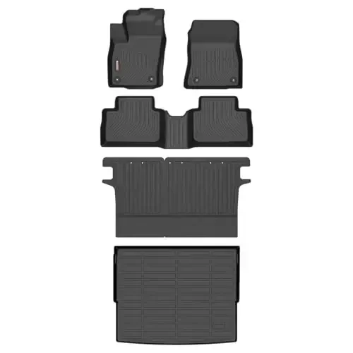 Binmotor - Nissan Kicks 2025 2026 uchun pol qoplamalari va yuklash joyi (SV & SR uchun, S uchun emas), har qanday ob-havo uchun TPE yukxona qoplamasi Nissan Kicks 2025 aksessuarlari uchun - BINMOTOR