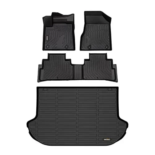 Binmotor-Floor Mats & Cargo Liner for Nissan Murano 2024-2017.5 (S, SL, SV, Midnight Edition, Platinum, All Weather Heavy Duty Car Floor Liners for Murano Accessories-Black 