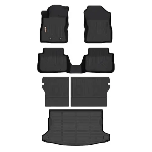 Binmotor-Floor Mats & Cargo Liner for Subaru Crosstrek 2024-2026 & Subaru Impreza 2024-2026 (Not for Hybrid) All Weather Car Mats for Crosstrek Accessories-Black 