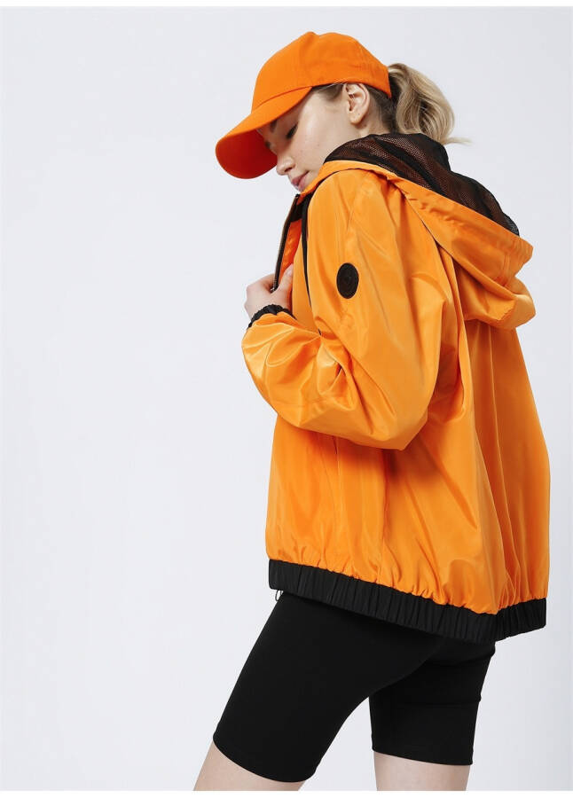 Biondina X Boyner Orange Hooded Women's Basic Thin Jacket KESHA - 23