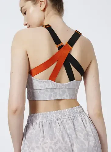 Biondina XModazone Patterned Beige Women's Bustier OREGON - 2