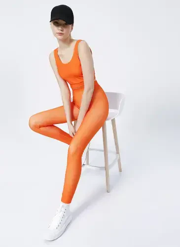 Biondina XModazone Plain Orange Women's Bustier MOLN - 3