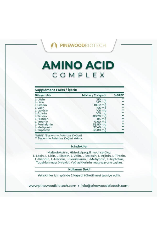 Biotech Amino Acid Complex Dietary Supplement - 2