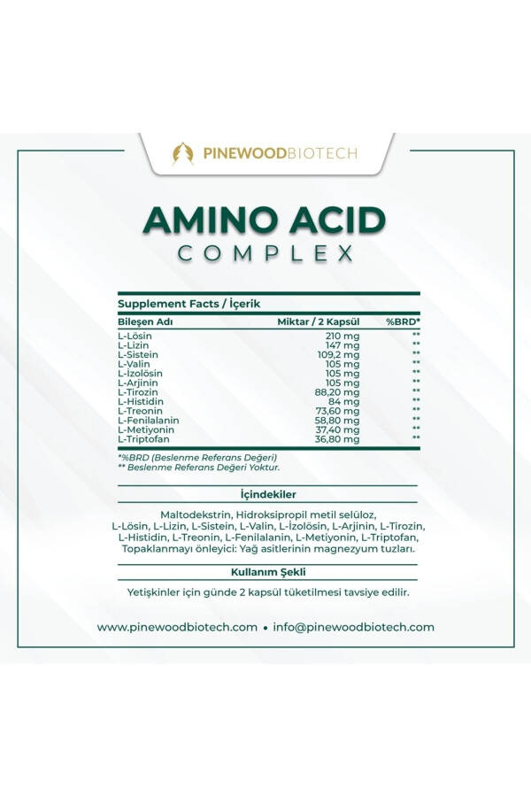 Biotech Amino Acid Complex Dietary Supplement - 5