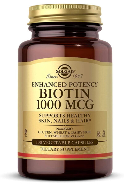 Biotin 1000 Mcg 100 Vegeterian Kapsulalar - 1