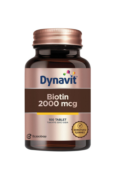 Biotin 2000 Mcg 100 Tablets - 6