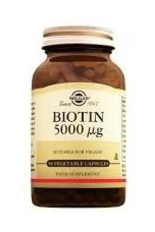 Биотин 5000 50 капсул Sambucus Plus Shot 60ml - SOLGAR