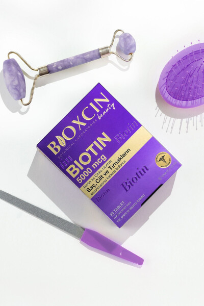 Biotin 5.000 Mcg 30 Tablet - Biotin Çinko 15 Mg Saç Ve Tırnak Vitamini - 6