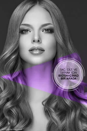 Biotin 5.000 Mcg 30 Tablet - Biotin + Sink 15 Mg Soch va Tirnoq Vitamini 2 ta Afzallik To'plami - 4