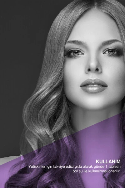 Biotin 5.000 Mcg 30 Tablet - Biotin Sink 15 Mg Soch va Tirnoq Vitamini - 2