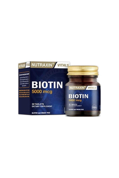 Biotin 5000 Mcg 30 Tablets - 7