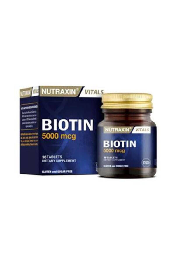 Biotin 5000 Mcg 30 Tablets - 5