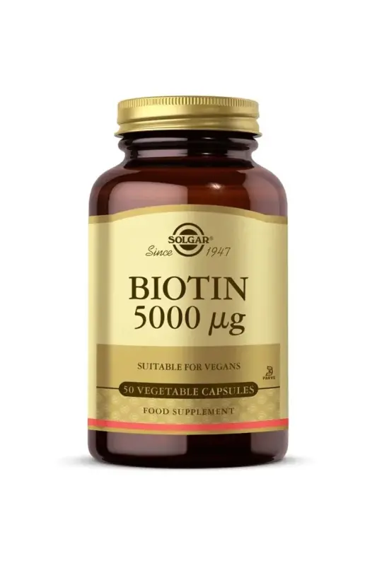 Biotin 5000 Mcg 50 Capsules 033984003132 - 1