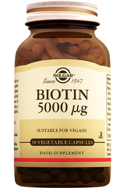 Biotin 5000 Mcg 50 Kapsula (BIOTIN) 02/2027 - 4