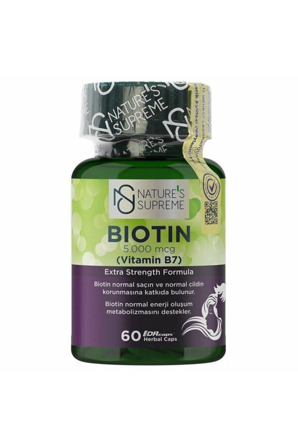 Biotin 5000 Mcg 60 Capsules - 1