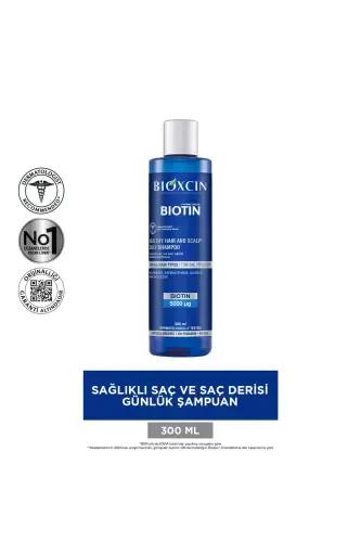 Biotin Saç Bakım Seti – Dökülme Karşıtı Şampuan 300 ml + Biotin Tablet 60’lı – Saç Sağlığı İçin - BIOXCIN (1)